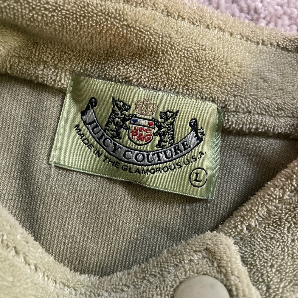 Green Vintage Juicy Couture Zip up